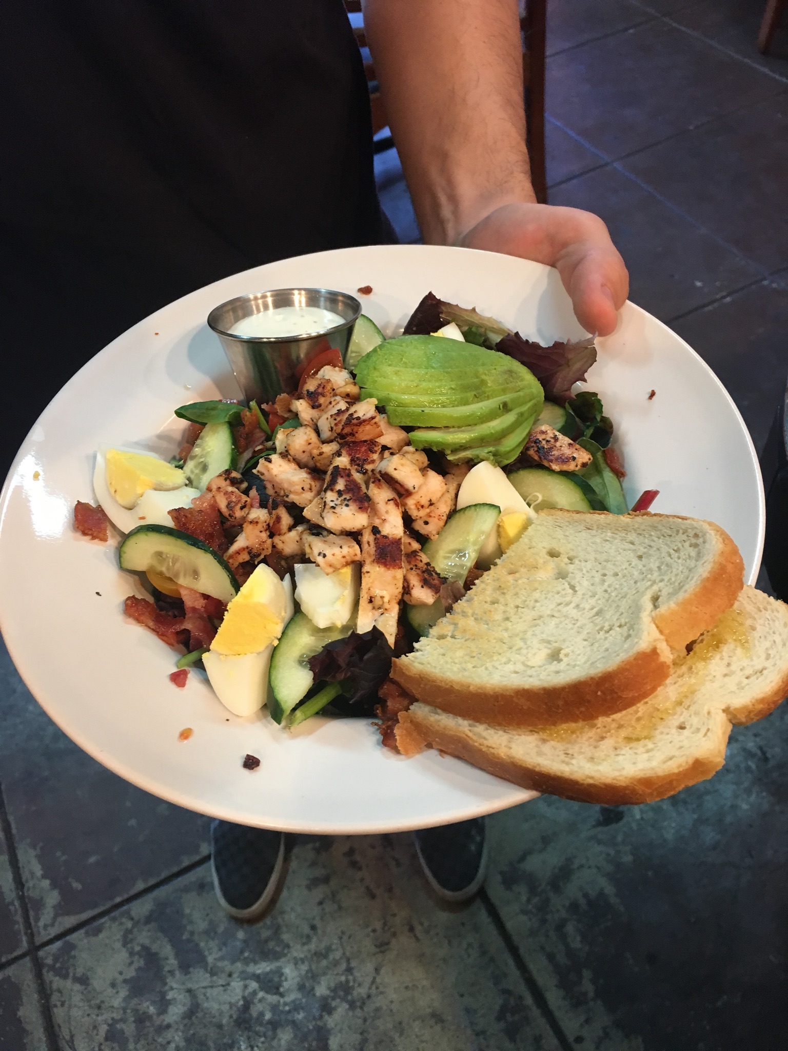 Order Classic-ish Cobb Salad food online from Street Level Cafe store, Los Angeles on bringmethat.com