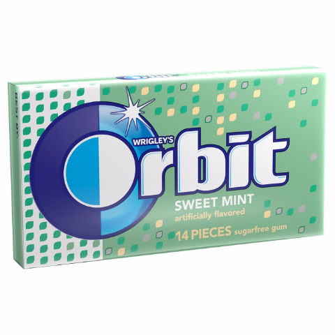 Order Orbit Sweetmint Gum 5 Count food online from 7-Eleven store, Bellflower on bringmethat.com