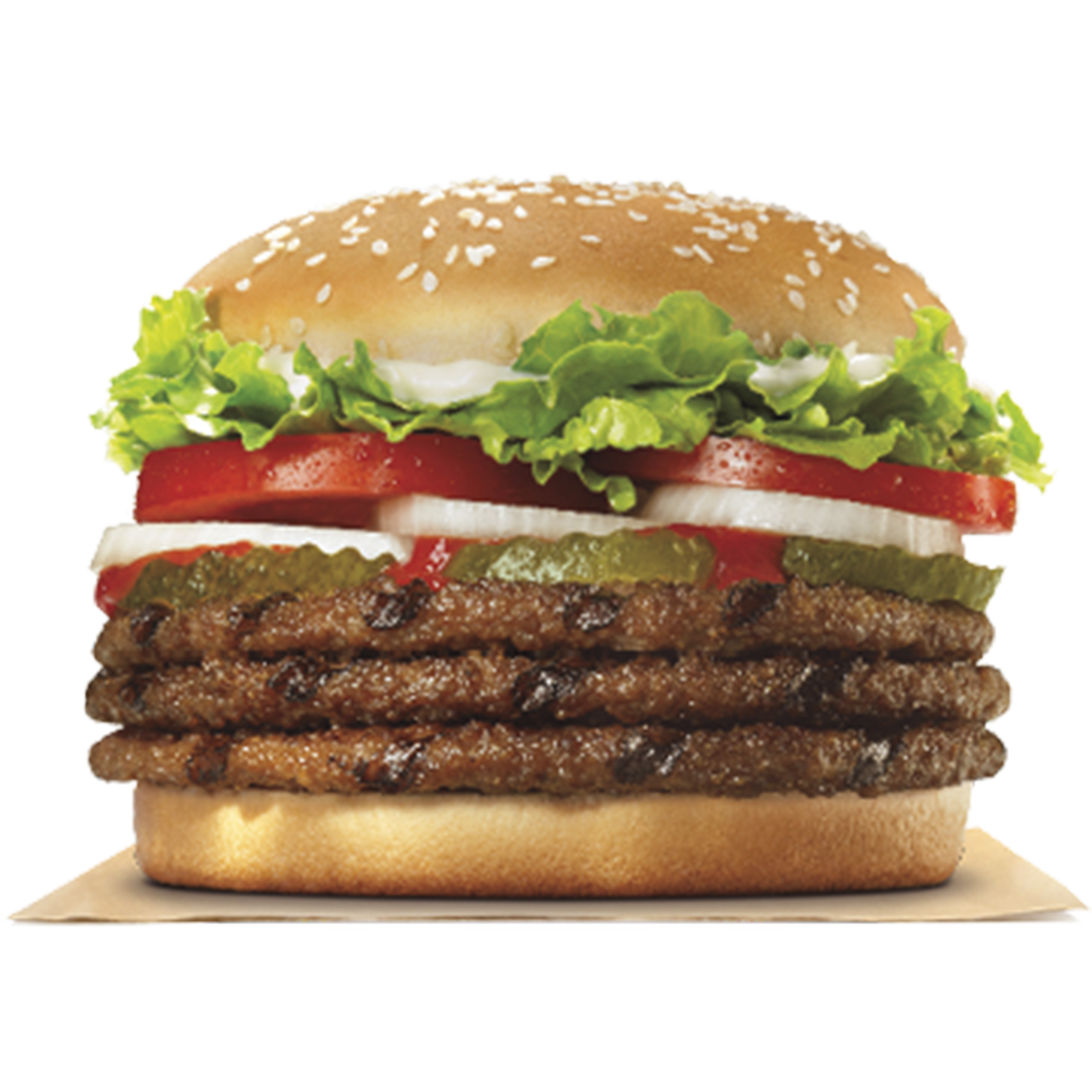 Order Triple Whopper food online from Burger King store, Wooster on bringmethat.com