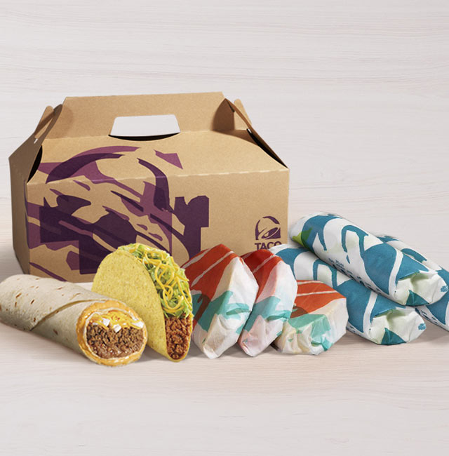 Order Taco & Burrito Cravings Pack food online from Taco Bell store, Proctorville on bringmethat.com
