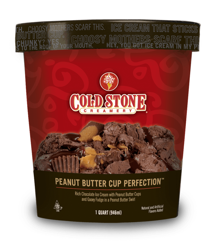 Order Peanut Butter Cup Perfection™ Pre-packed Quart food online from Cold Stone Creamery store, Albuquerque on bringmethat.com