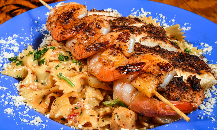 Rasta Pasta from Cabo Fish Taco Baja Seagrill