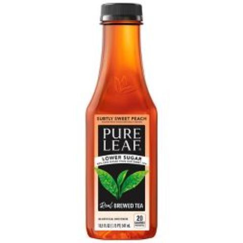 Order Pure Leaf Subtly Sweet Peach Tea 18.5oz food online from 7-Eleven store, Wakefield on bringmethat.com