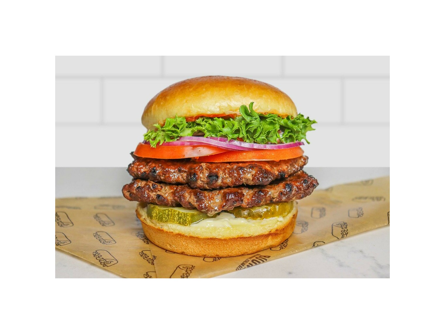 Order Double Burger food online from Buona Beef store, Bolingbrook on bringmethat.com
