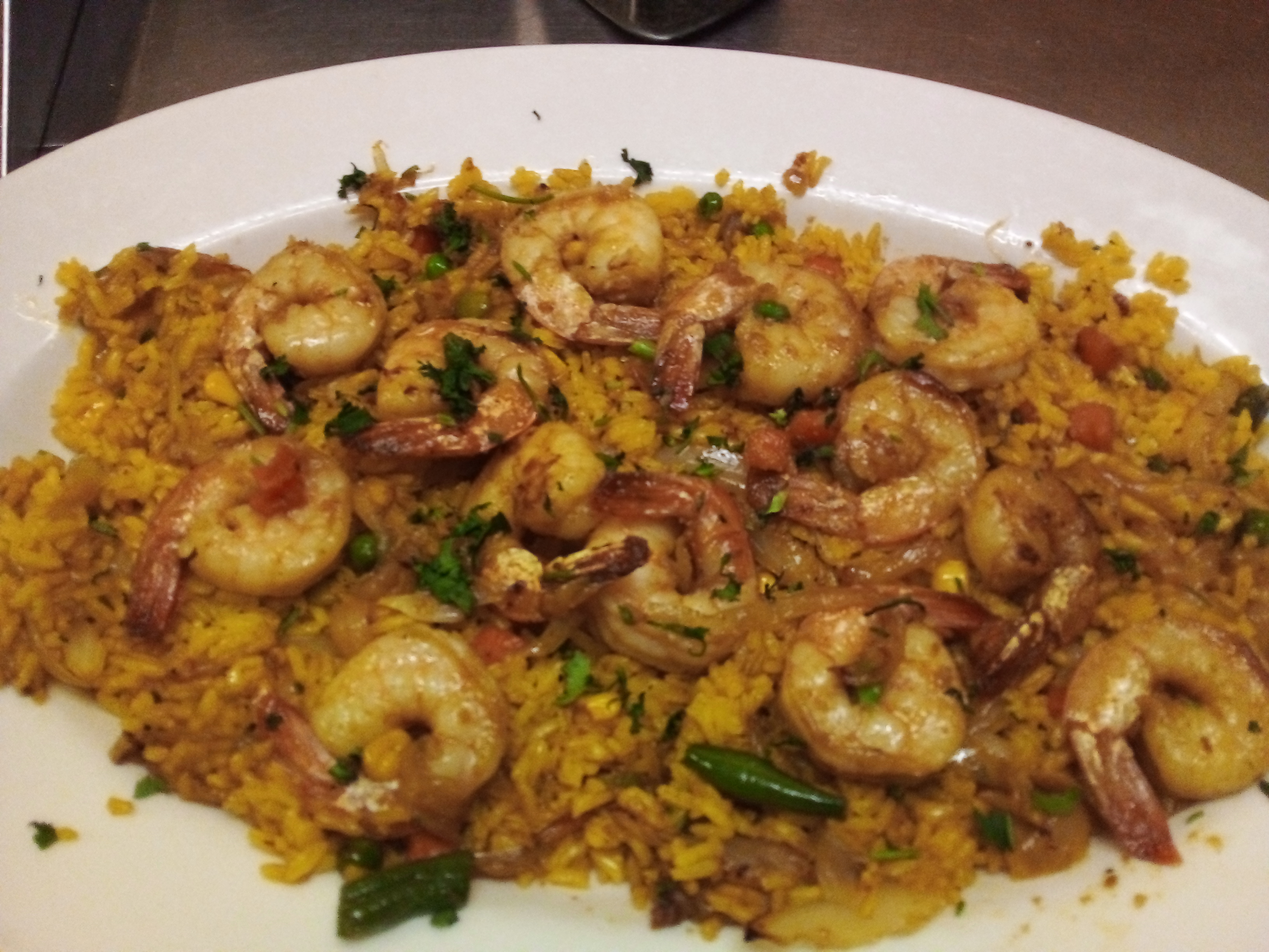 Order Arroz con Camarones food online from La Teresita Restaurant store, Pinellas Park on bringmethat.com