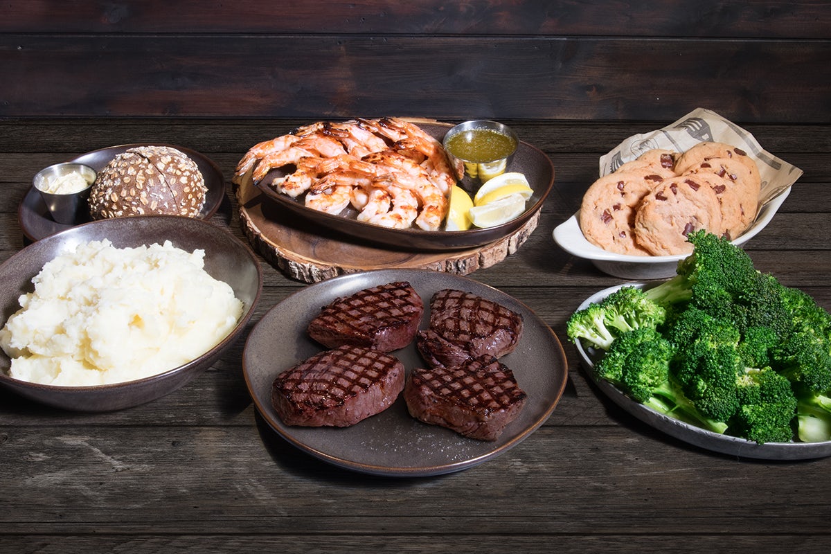 Order Surf & Turf Family Meal food online from Black Angus Steakhouse store, Mesa on bringmethat.com