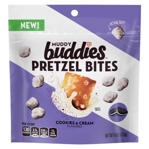 Order Chex Mix Muddy Buddies Pretzel Bites Cookies & Cream 4oz food online from 7-Eleven store, Wakefield on bringmethat.com