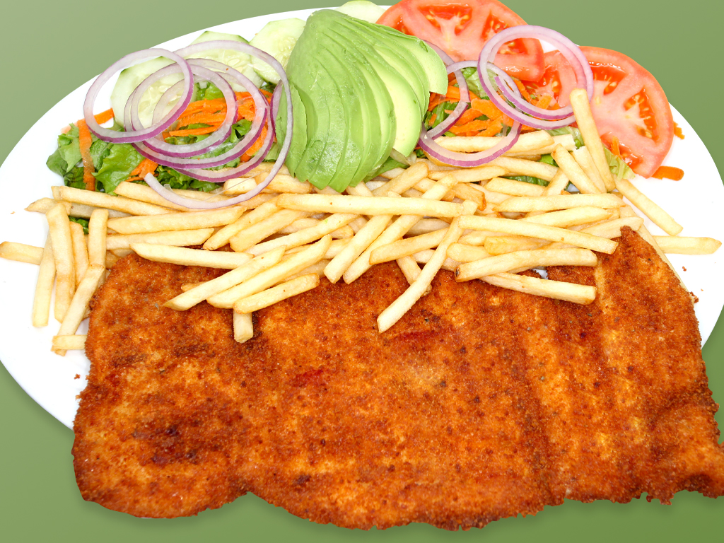 Order 77. Lomo Empanizado food online from Cositas Ricas Corp store, Queens on bringmethat.com
