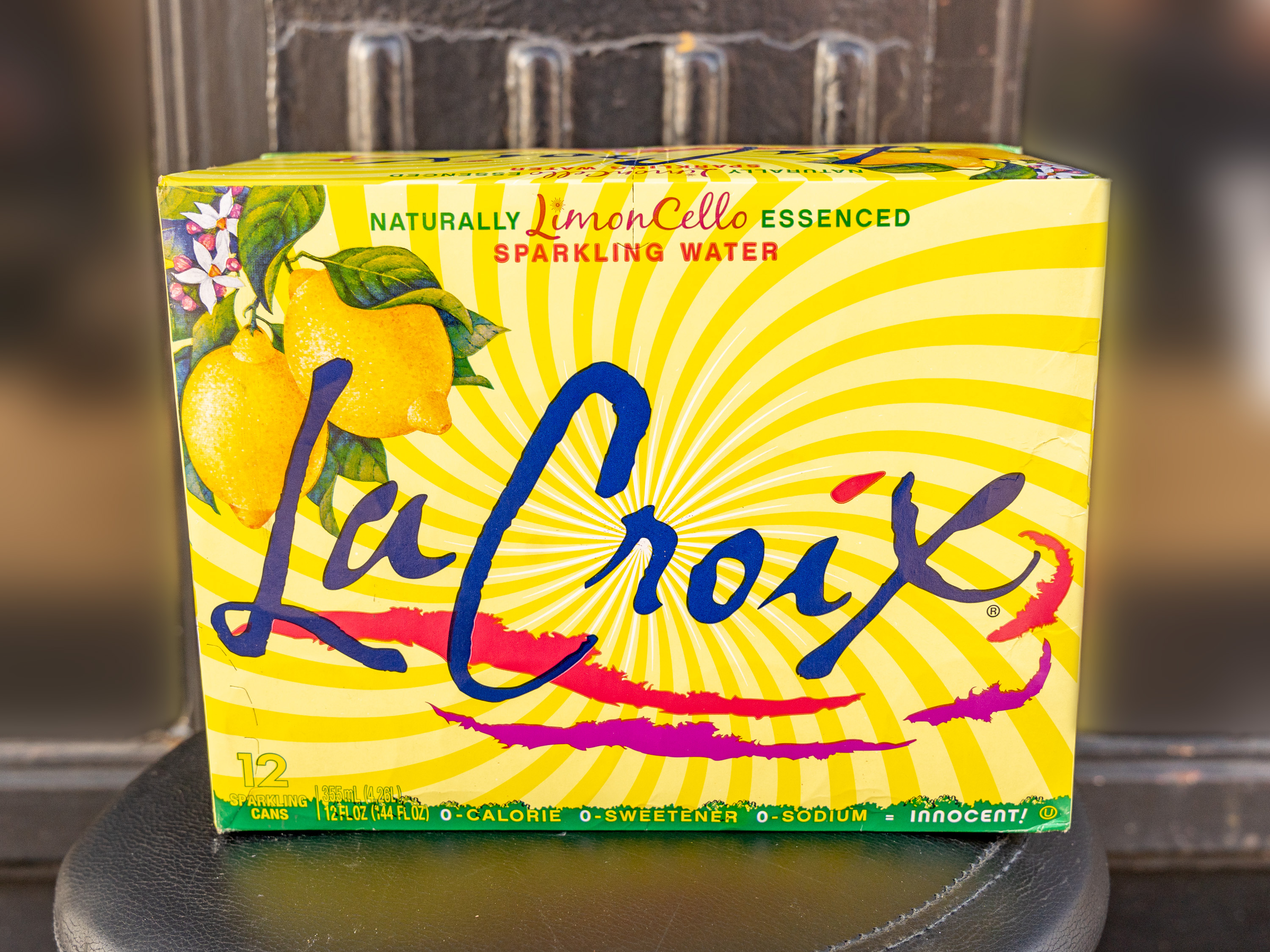 Order Lacroix Limon-Cello Sparkling Water - 12pk can  food online from Grocery Shopping Center store, Brooklyn on bringmethat.com