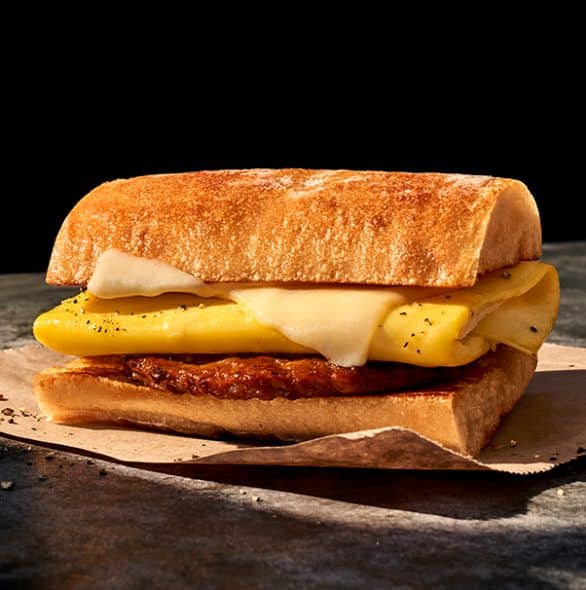 Order Sausage, Scrambled Egg & Cheese On Ciabatta food online from Panera store, Virginia Beach on bringmethat.com