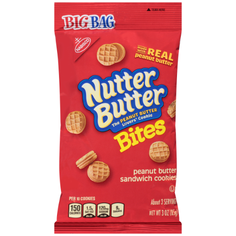 Order Nabisco Nutter Butter Big Bag 3oz food online from Circle K And Liquors store, Fontana on bringmethat.com