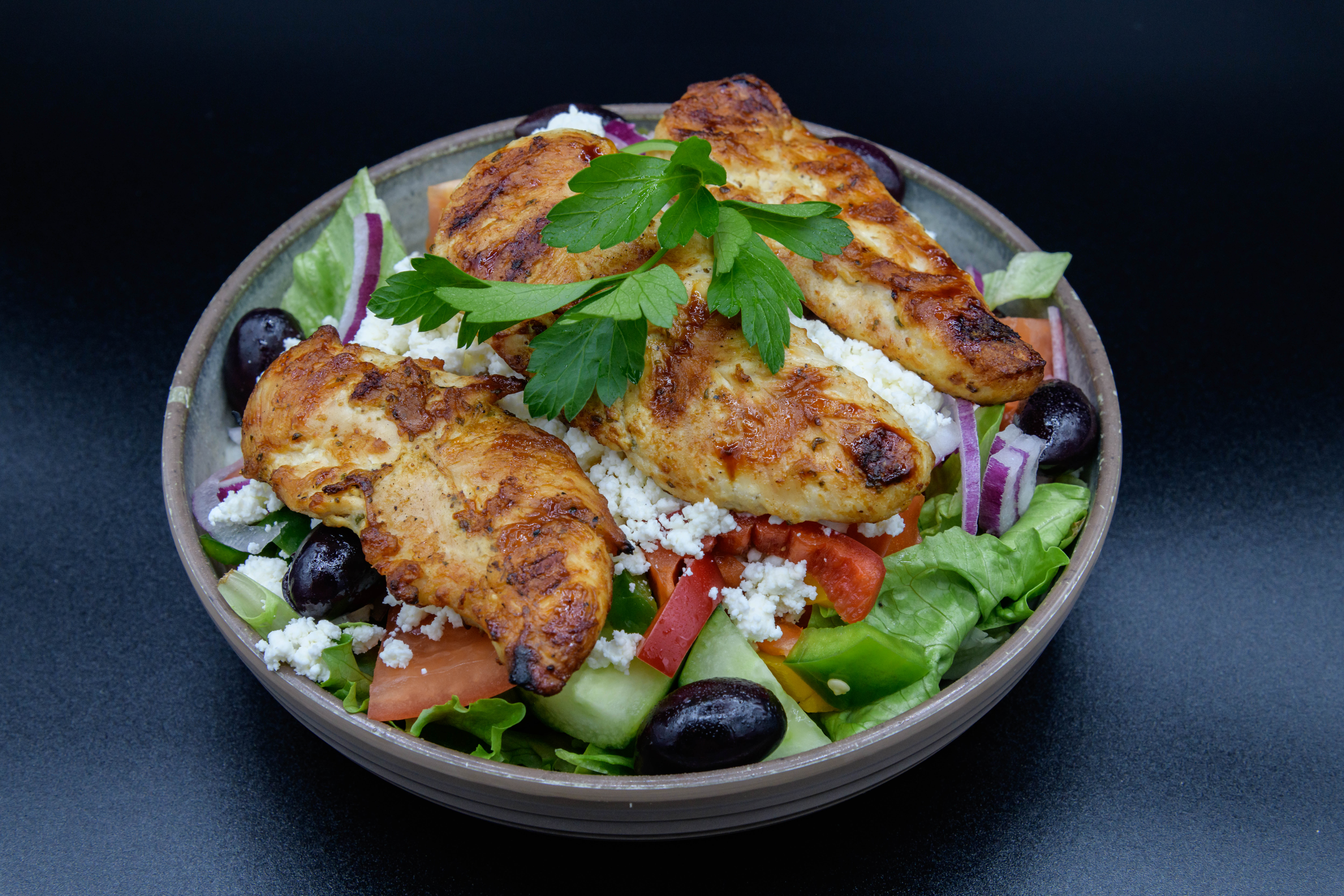 Order Chicken Kebab Salad food online from Gyro City store, Brighton on bringmethat.com