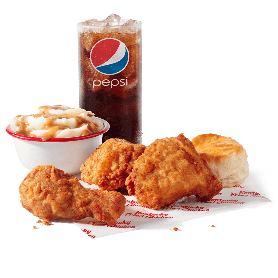 Order 3 pc. Chicken Combo food online from KFC store, Riverhead on bringmethat.com