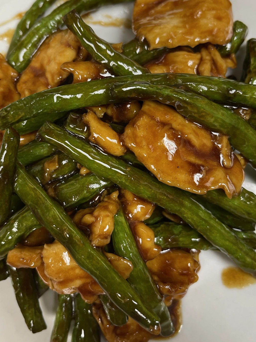 Order L13. Chicken with String Bean Lunch Special food online from Shu Han Ju Chinese Restaurant store, New York on bringmethat.com
