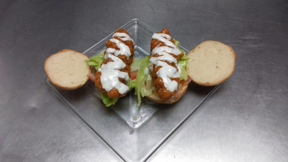 Order Buffalo Chicken Wrap food online from Captain's Cafe store, Middle River on bringmethat.com