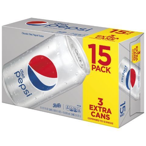 Order Pepsi Diet 15Pk 12oz Can food online from 7-Eleven store, Alexandria on bringmethat.com