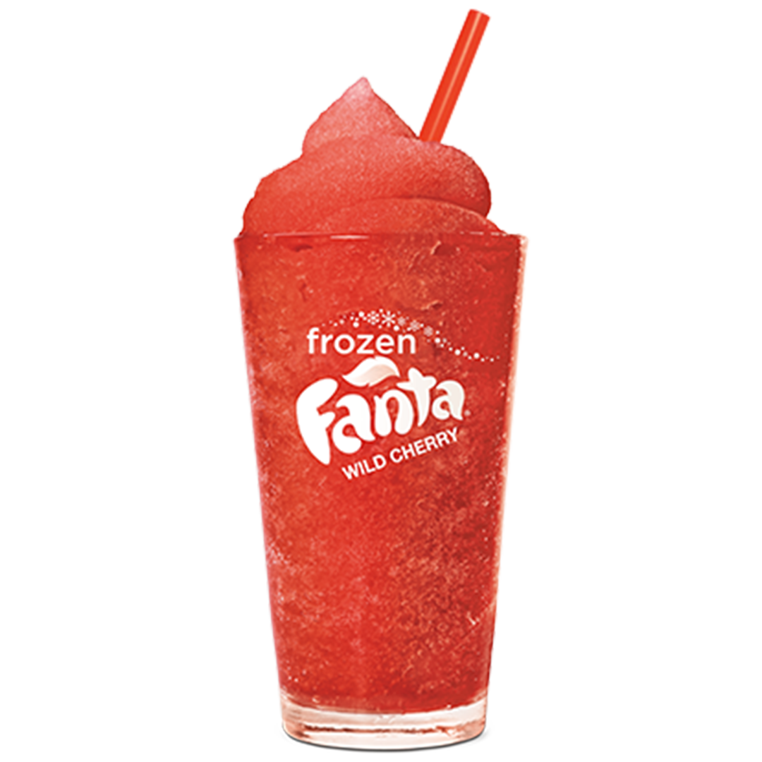 Order Frozen Fanta® Wild Cherry food online from Burger King store, Wooster on bringmethat.com