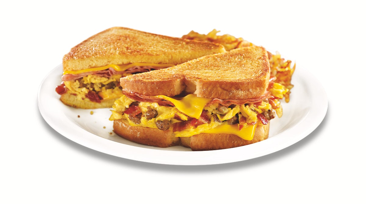 Order The Grand Slamwich® food online from Denny's store, Thomasville on bringmethat.com