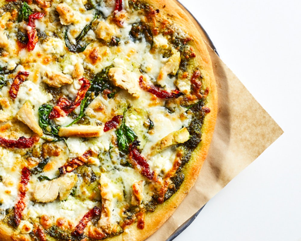 NAT'S CHICKEN PESTO PIZZA from Your Pie