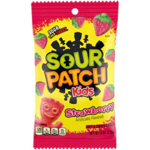 Order Sour Patch Kids Strawberry 8oz food online from 7-Eleven store, Bellflower on bringmethat.com