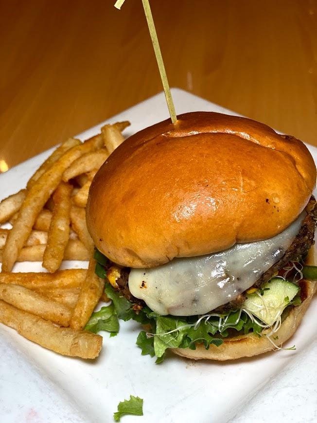 Order 3 Grain Veggie Burger (GH) food online from Berry Fresh Cafe store, Jupiter on bringmethat.com