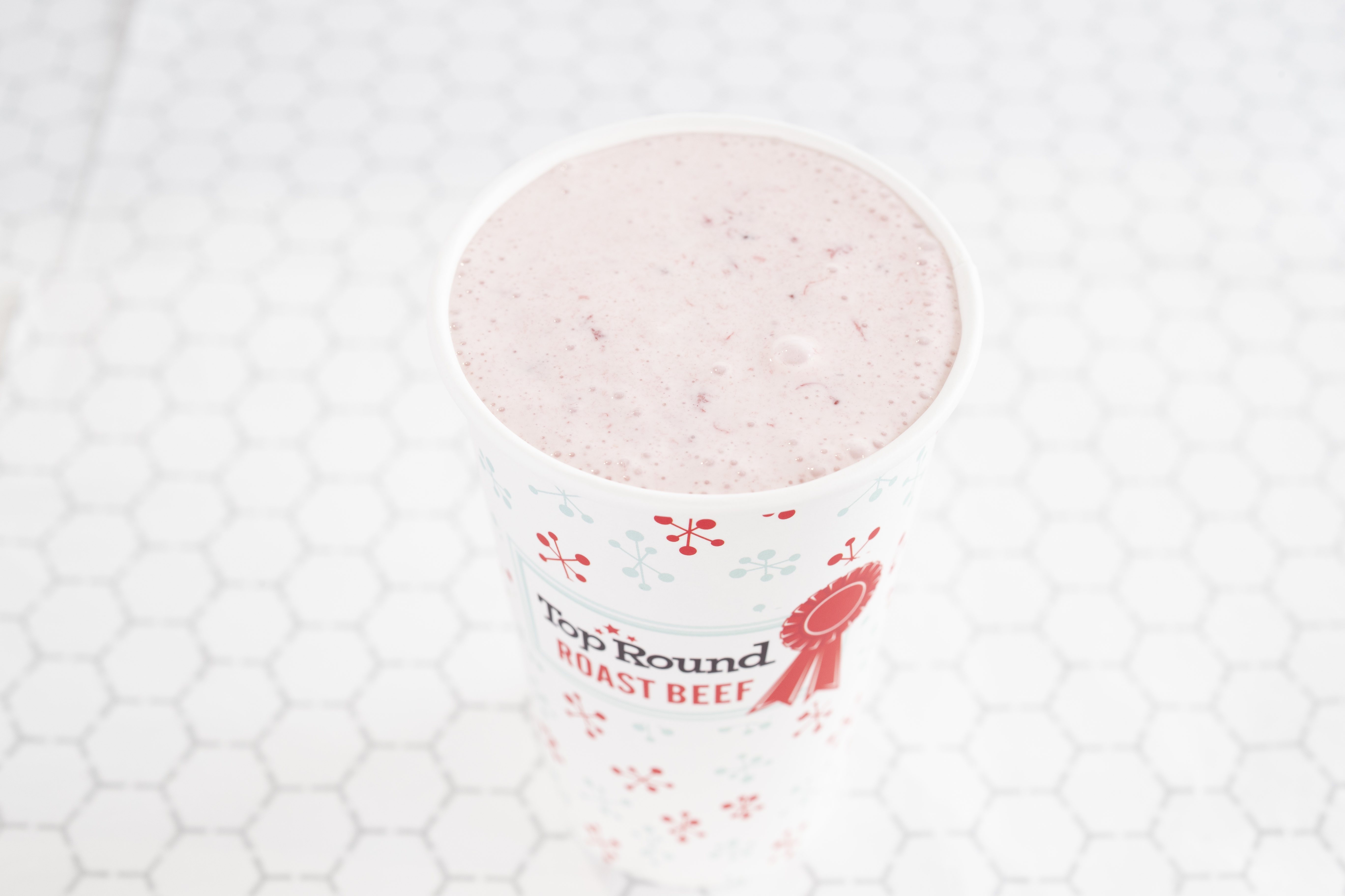 Order Strawberry Milkshake food online from Top Round store, Dallas on bringmethat.com