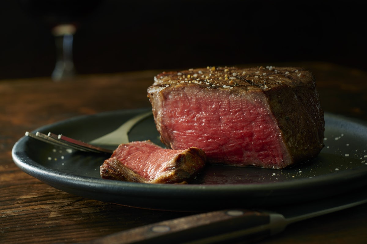Order Filet Mignon Center-Cut food online from Black Angus Steakhouse store, Mesa on bringmethat.com