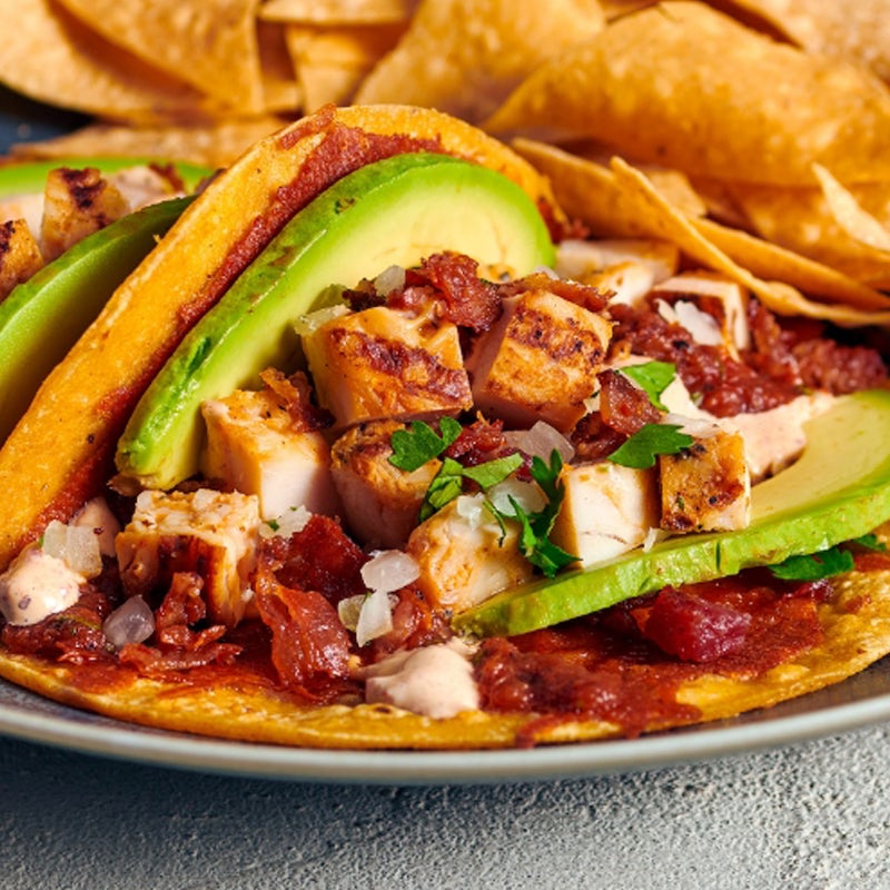 Order Grilled Gourmet™ Chicken Taco (a la carte) food online from Rubio's store, Chandler on bringmethat.com
