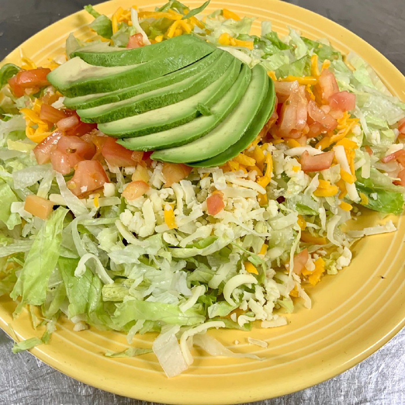 Order Avocado Tostada food online from Pepe's Mexican Food store, Montrose on bringmethat.com