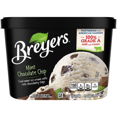 Order Breyers Mint Chocolate Chip 48oz food online from 7-Eleven store, Wakefield on bringmethat.com