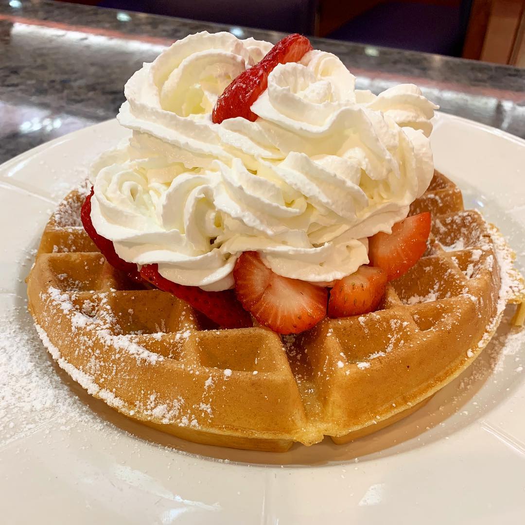 Order Belgian Waffle food online from Lighthouse Diner store, Wantagh on bringmethat.com