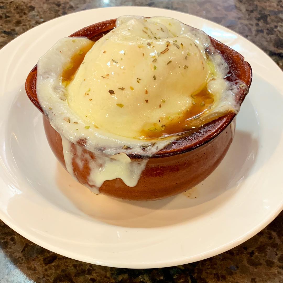 Order French Onion Soup food online from Lighthouse Diner store, Wantagh on bringmethat.com