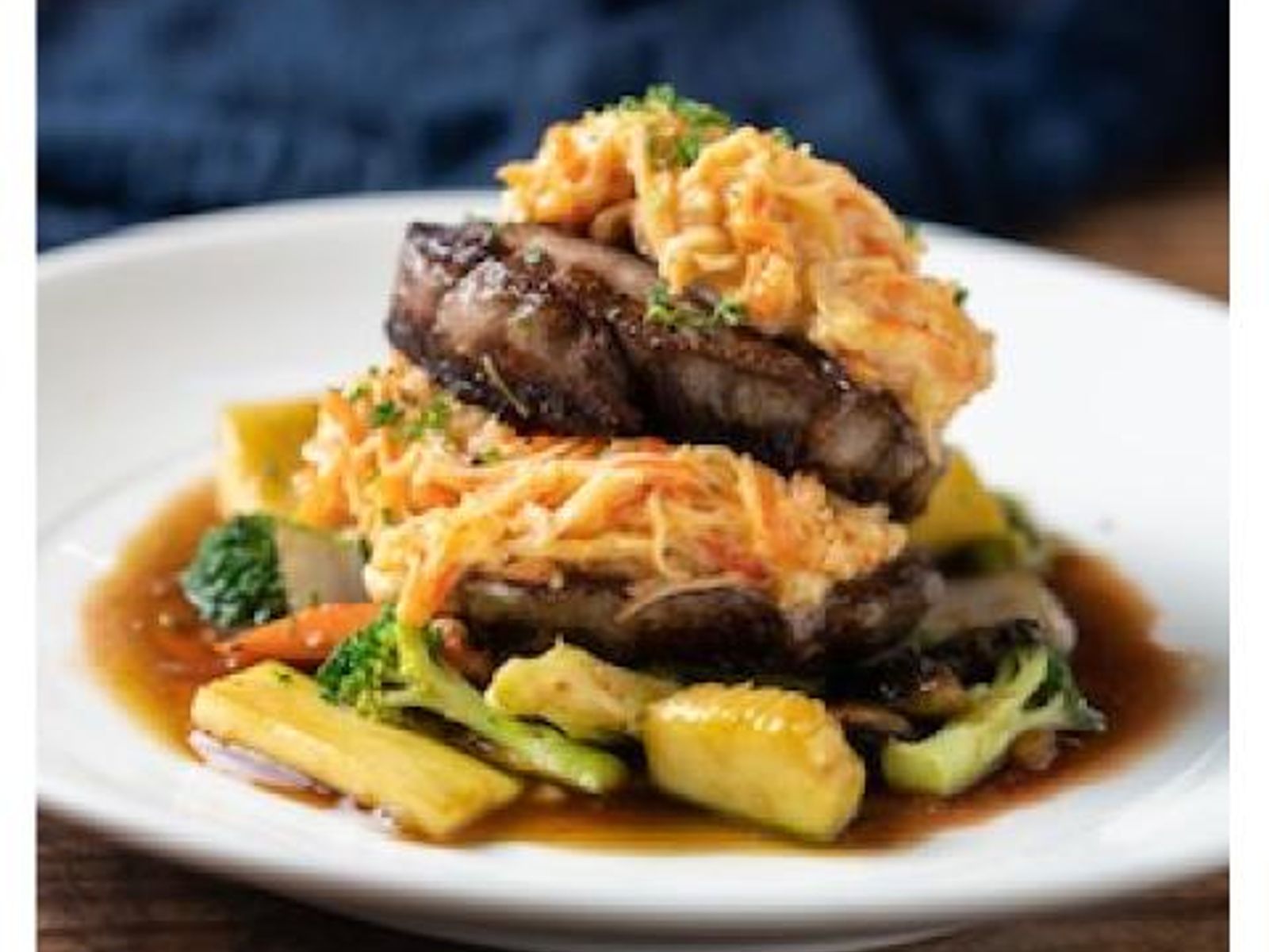 Order Spicy Crabmeat Crusted Filet M food online from Takumi Hibachi Sushi & Lounge store, Bay Shore on bringmethat.com