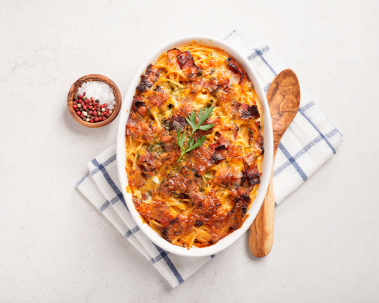 Order Baked Spaghetti food online from Pasta House store, Brentwood on bringmethat.com