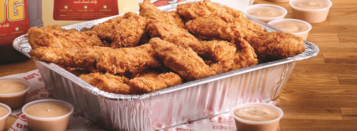 Order 75 Fingers food online from Raising Cane's Chicken Fingers store, Anchorage on bringmethat.com