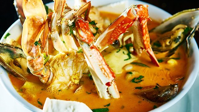 Order Chupe de Mariscos food online from Riko Peruvian Cuisine store, Queens on bringmethat.com