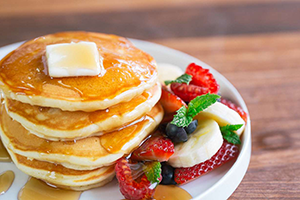 Order Gluten Free Pancakes food online from Berry Fresh Cafe store, Jupiter on bringmethat.com