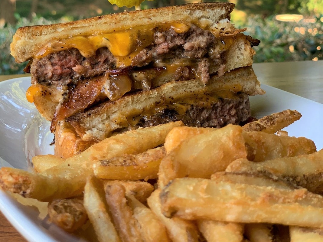 Order Sourdough Patty Melt* food online from Carolina Ale House store, Wake Forest on bringmethat.com