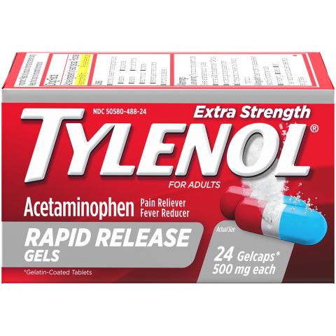 Order Tylenol Extra Strength Rapid Release Caplets 24 Count food online from 7-Eleven store, Bellflower on bringmethat.com