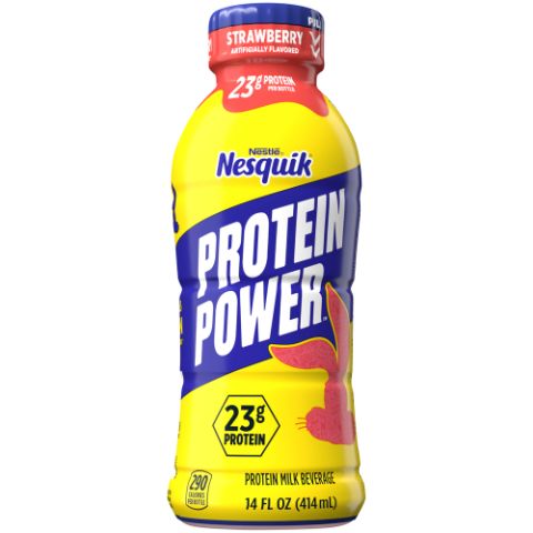 Order Nesquik Protein Power Strawberry Milk 14oz food online from 7-Eleven store, Arlington on bringmethat.com