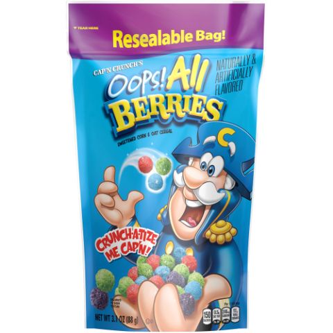 Order Cap'n Crunch Oops All Berries Stand-up Pouch 3.1oz food online from 7-Eleven store, Bellflower on bringmethat.com
