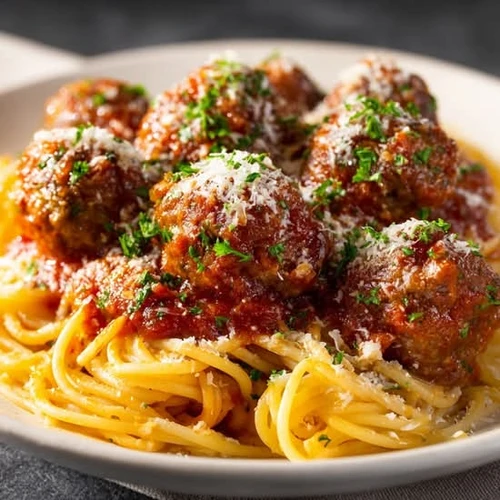 Spaghetti with Meatballs from TASTY PASTA PIZZA &GRILL