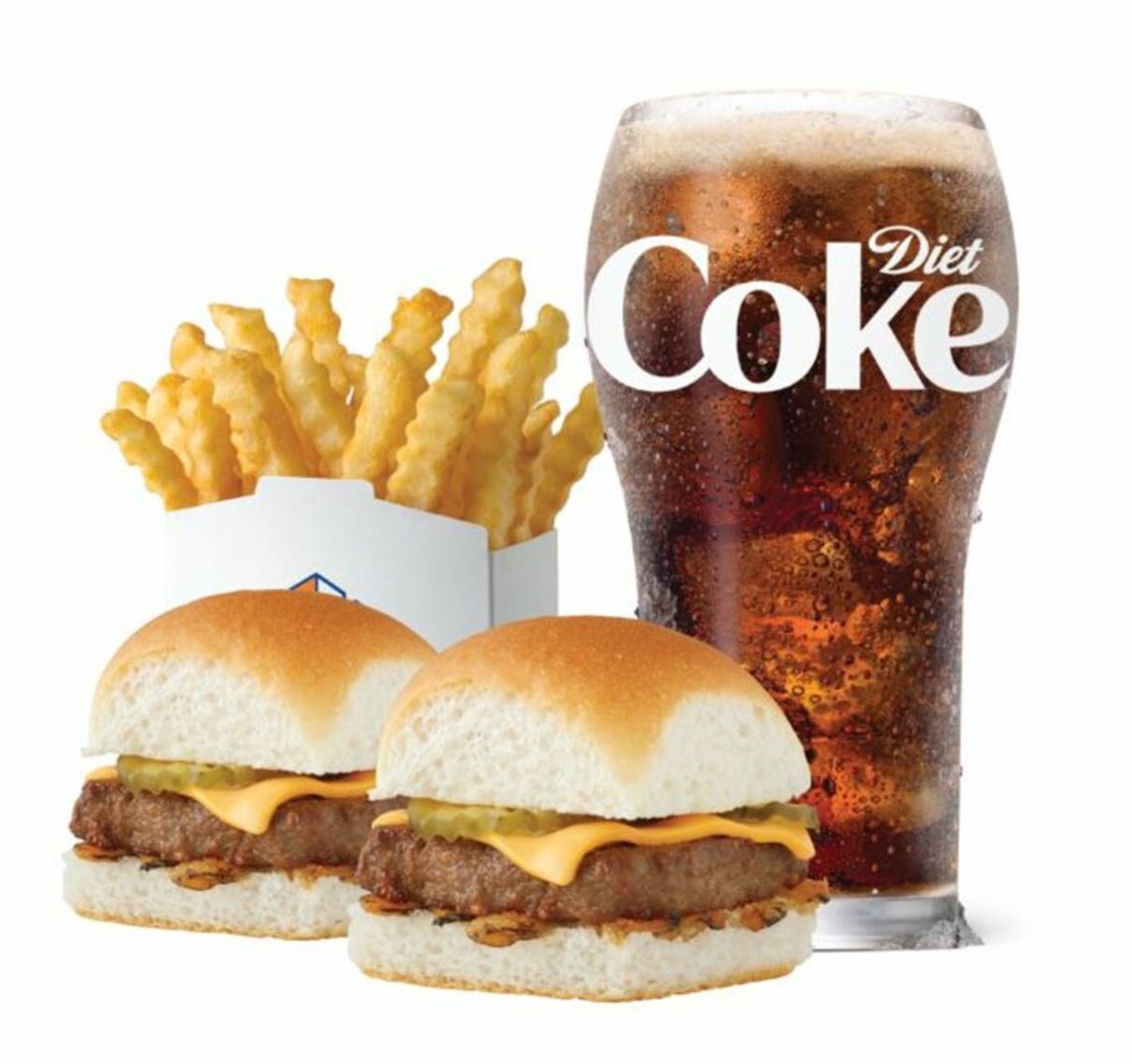 Order IMPOSSIBLE SLIDER MEAL CAL 770-1160 food online from White Castle store, Centereach on bringmethat.com