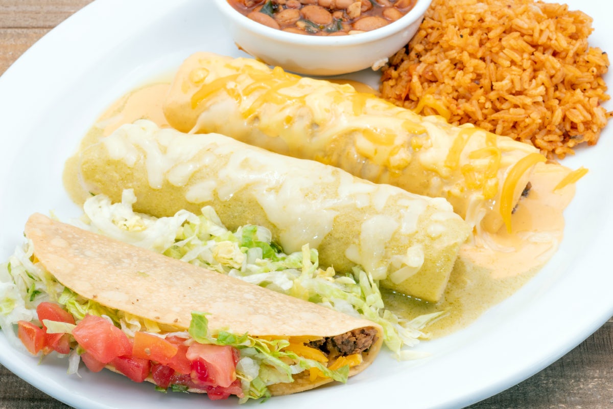 Order Tex-Mex Combination Dinner food online from Uncle Julio's store, Brentwood on bringmethat.com