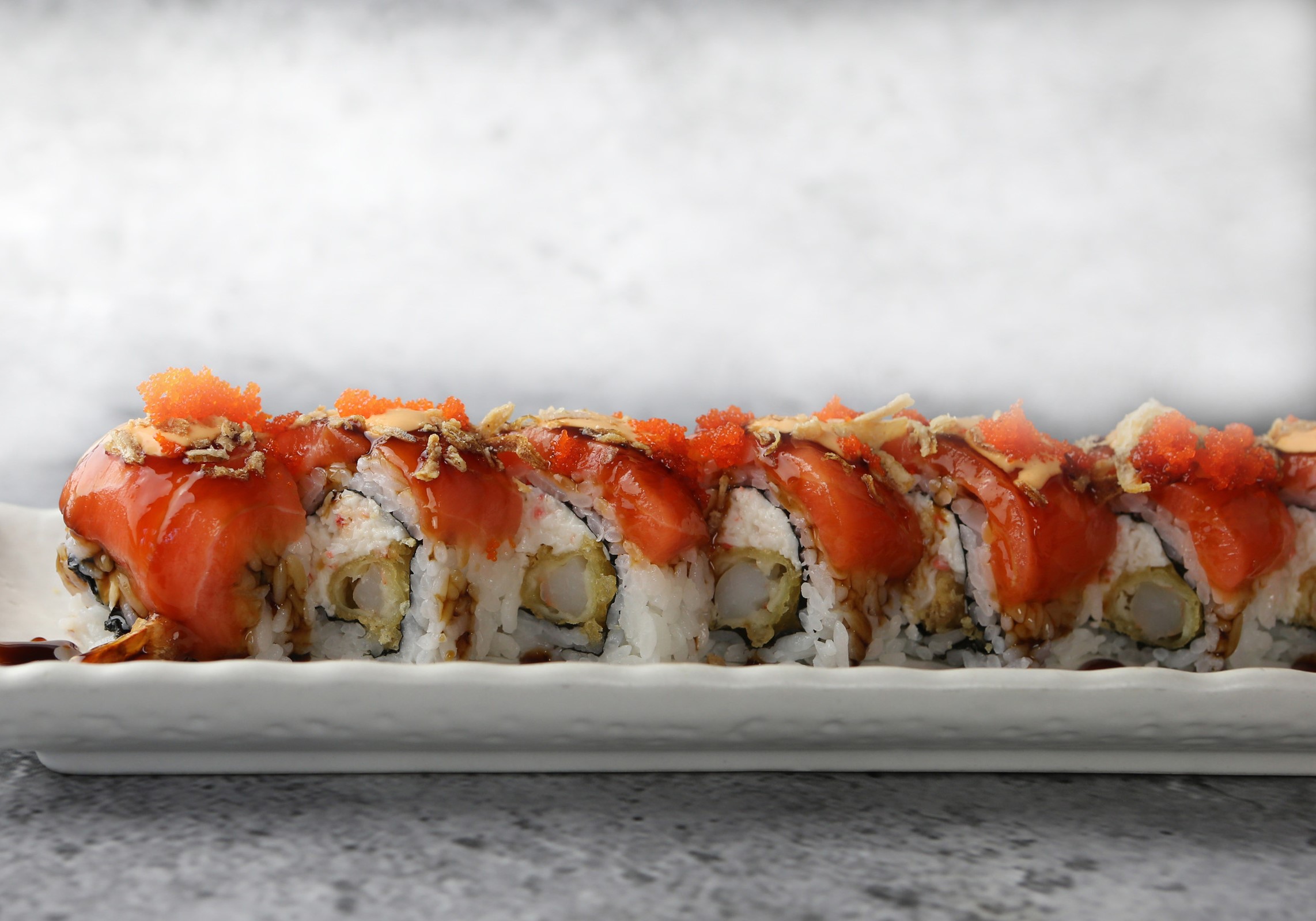 Order Spicy Dragon Roll food online from Zen Bistro store, Millbrae on bringmethat.com
