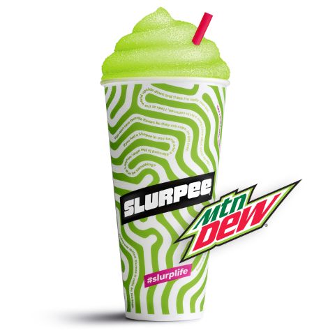 Order Slurpee Mountain Dew 30oz food online from Circle K And Liquors store, Fontana on bringmethat.com