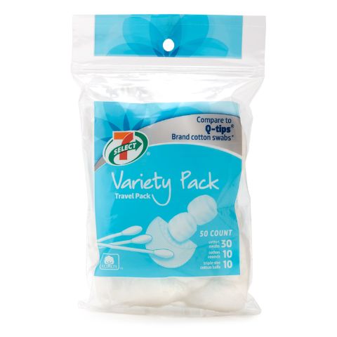 Order 7-Select Cotton Variety Pack 50 Count food online from 7-Eleven store, Arlington on bringmethat.com