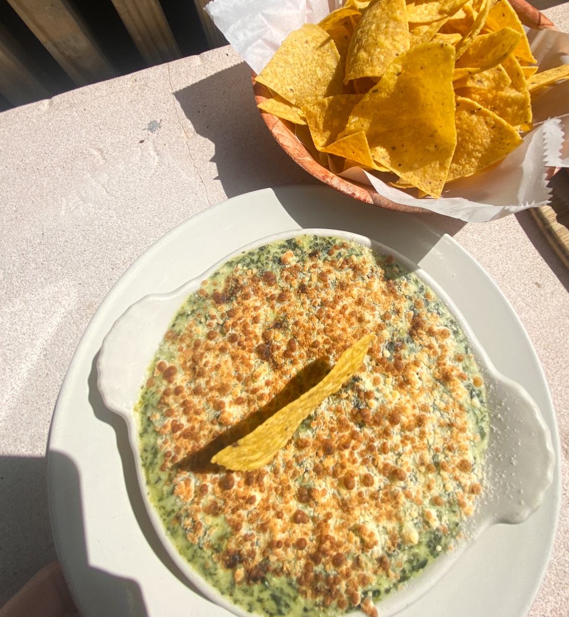 Order SPINACH & ARTICHOKE DIP food online from Keg & Lantern Brewing store, Brooklyn on bringmethat.com