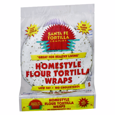 Order Santa Fe Homestyle Flour Torilla 12 Count food online from 7-Eleven store, Bellflower on bringmethat.com