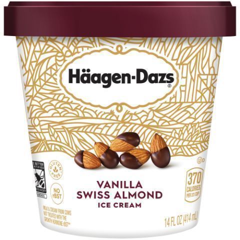 Order Haagen-Dazs Vanilla Swiss Almond 14oz food online from 7-Eleven store, Arlington on bringmethat.com